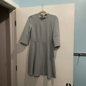 Zara Gray Long Sleeve Dress